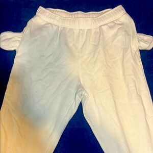 White Jogger Pants